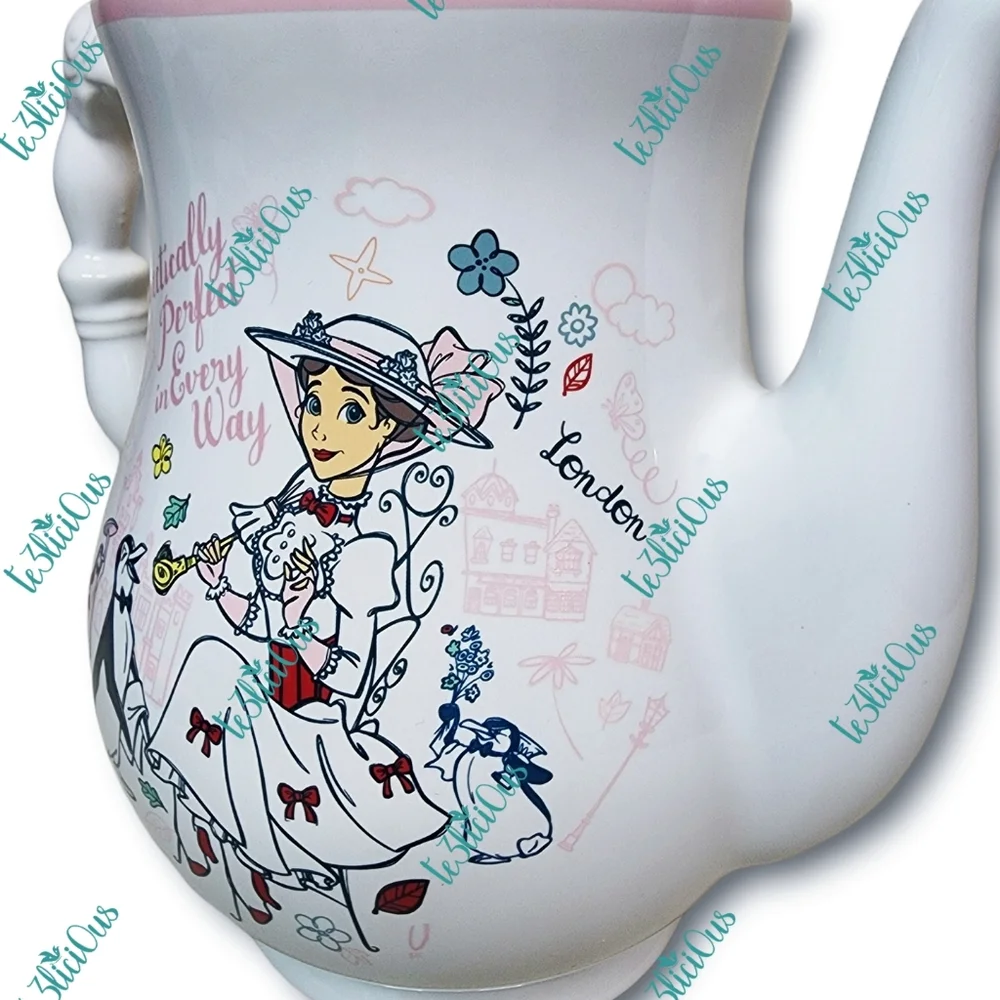 DISNEY PARKS MARY POPPINS TEAPOT - Picture 5 of 9
